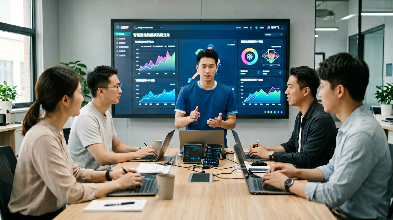 智能运动数据分析平台展示运动表现指标